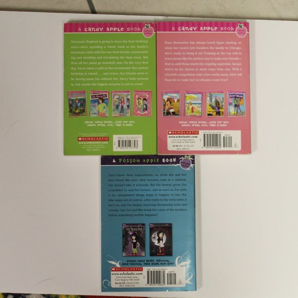 2 Candy Apple Books and 1 Poison Apple Book - Picture 2 of 2